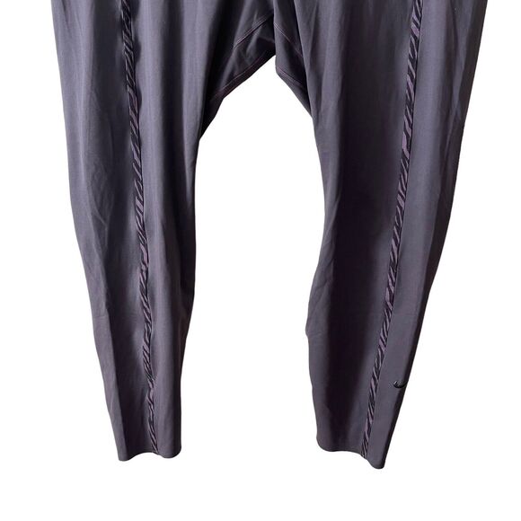 Nike Plus 3X Leggings Fast Mid Rise 7/8 Length Activewear Workout Purple - Picture 7 of 11